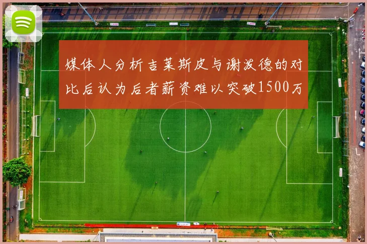 媒体人分析吉莱斯皮与谢泼德的对比后认为后者薪资难以突破1500万